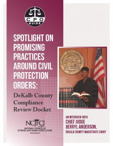 CPO Spotlight: Judge Berryl Anderson