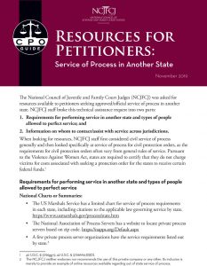 Resources for Petitioners