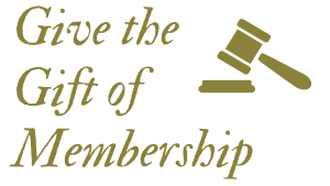Give the gift of Membership gavel logo