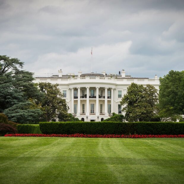white house in the park DC