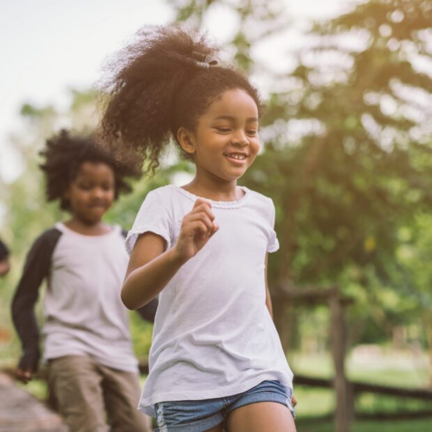 kids playing outdoors