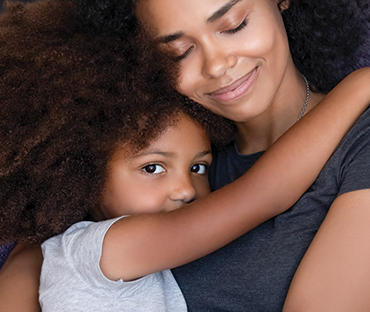 Young mother and child